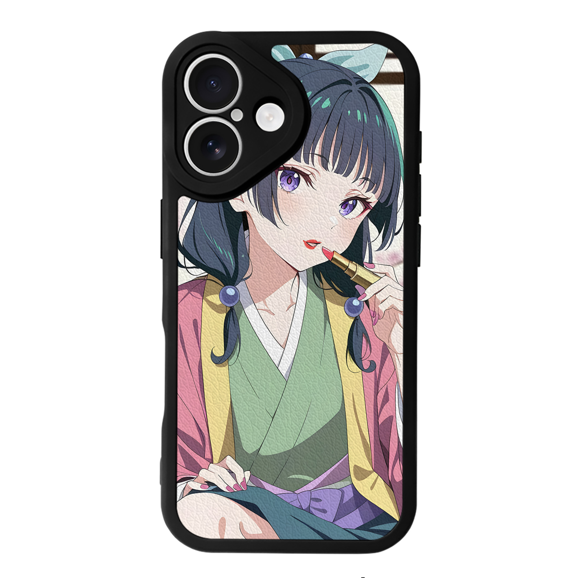 （画像用） 薬屋のひとりごと The Apothecary Diaries 【iPhone 16シリーズ対応】シリコンスマホケース（レザー調） 材質：シリコン
